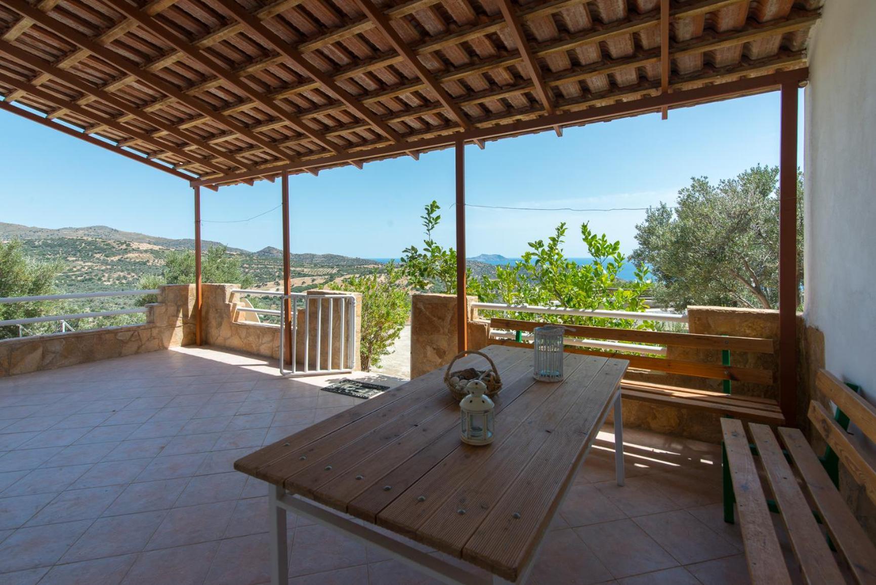 Triopetra Hill View Villa Buitenkant foto